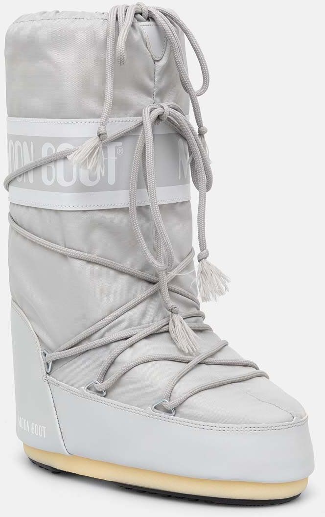 Snehule Moon Boot MB ICON NYLON šedá farba, 80D1400440 H003