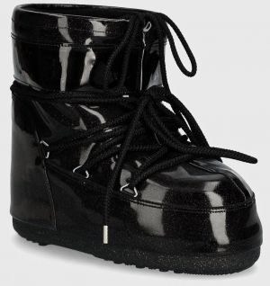 Snehule Moon Boot MB ICON LOW GLITTER čierna farba, 80D1409440 N001
