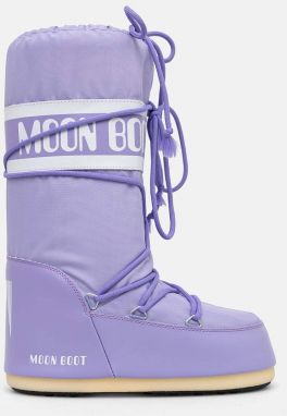 Snehule Moon Boot MB ICON NYLON fialová farba, 80D1400440 E001