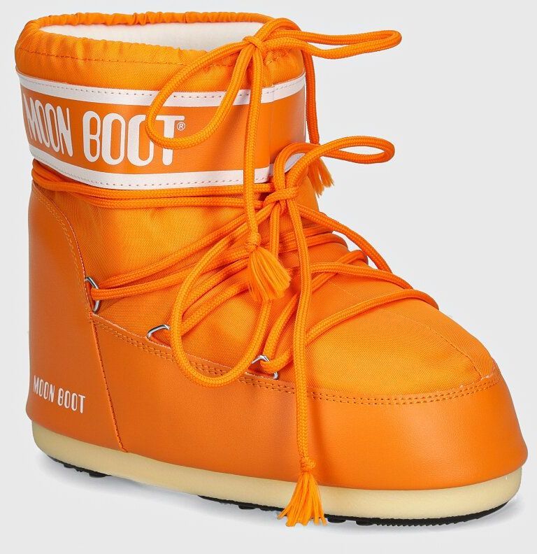 Snehule Moon Boot MB ICON LOW NYLON oranžová farba, 80D1409340 C001