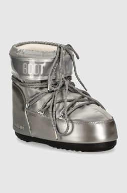 Snehule Moon Boot MB ICON LOW GLANCE strieborná farba, 80D1409350 H001