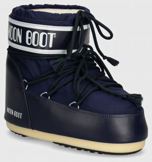 Snehule Moon Boot MB ICON LOW NYLON tmavomodrá farba, 80D1409340 F003