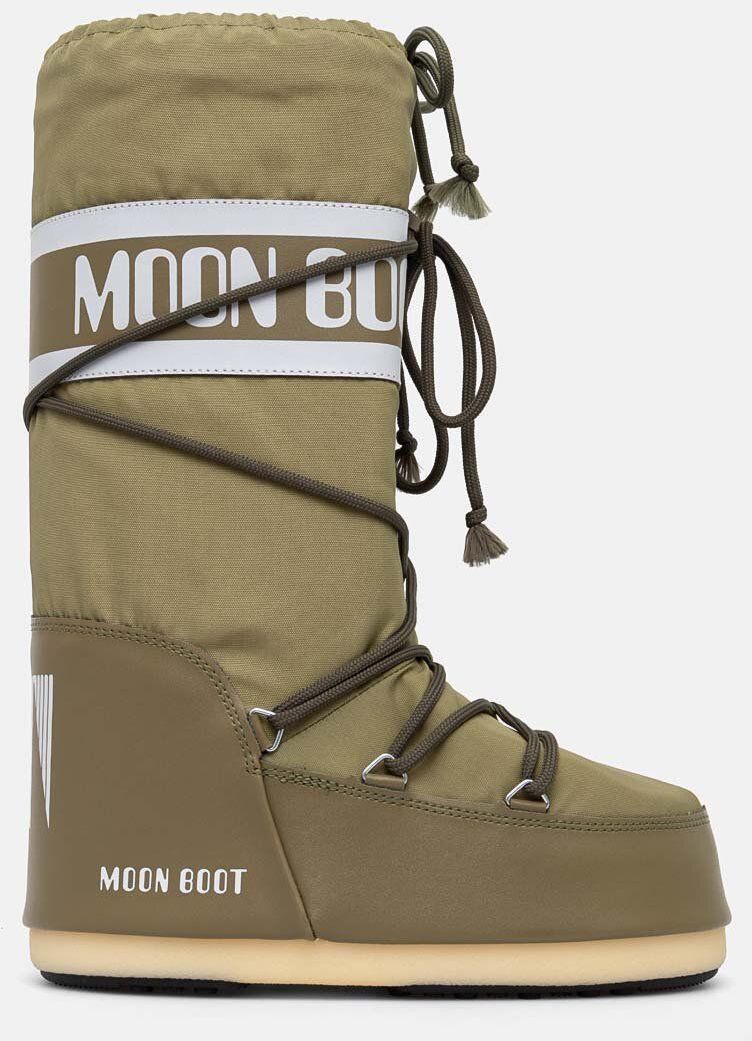 Snehule Moon Boot MB ICON NYLON zelená farba, 80D1400440 M006