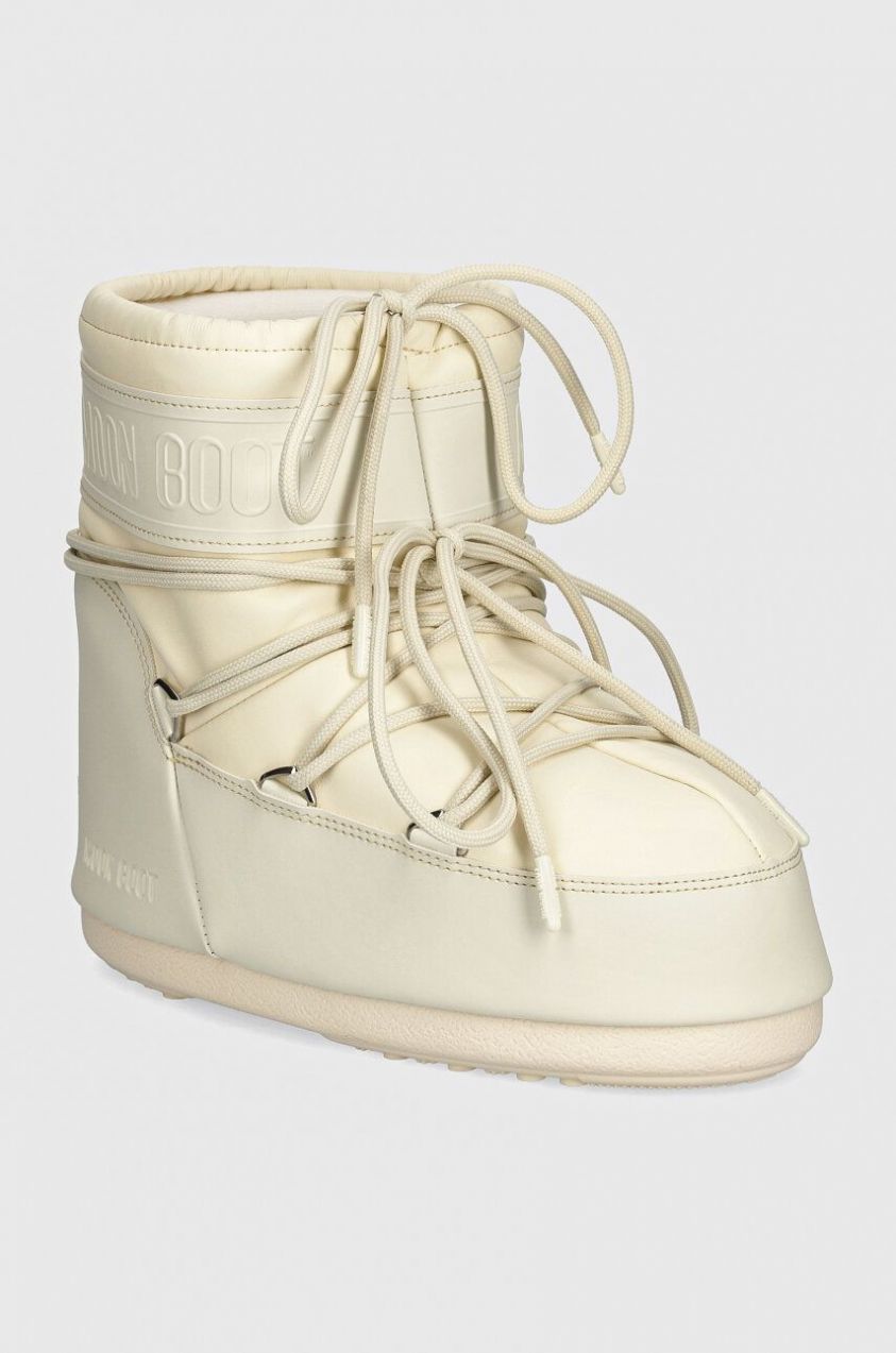 Snehule Moon Boot MB ICON LOW RUBBER béžová farba, 80D1409380 L002