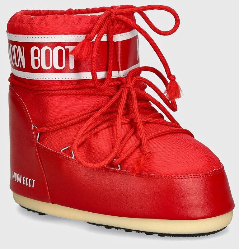 Snehule Moon Boot MB ICON LOW NYLON červená farba, 80D1409340 D001