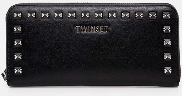 Peňaženka Twinset dámska, čierna farba, 242TB7295
