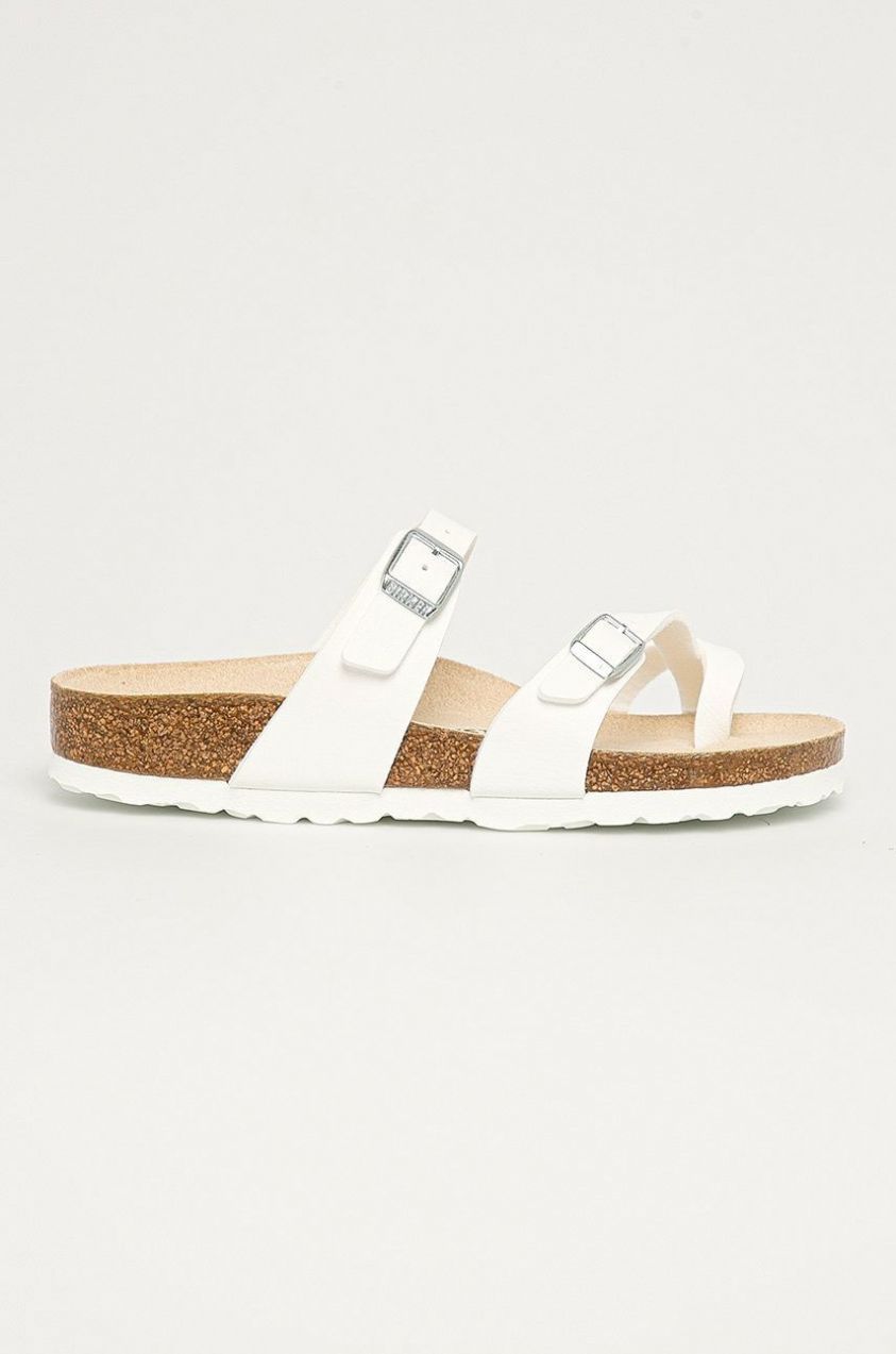 Šľapky Birkenstock Mayari dámske, biela farba, 71053