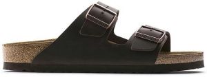 Kožené šľapky Birkenstock Arizona pánske, hnedá farba, 52531