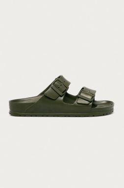 Šľapky Birkenstock Arizona Eva dámske, zelená farba, 1019152