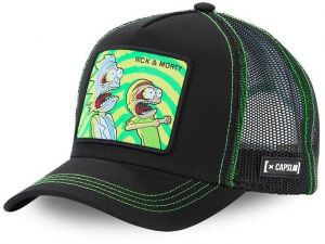 Čiapka Capslab RICKY & MORTY x Looney Tunes čierna farba, s nášivkou, CL/LOO/1/DAF4