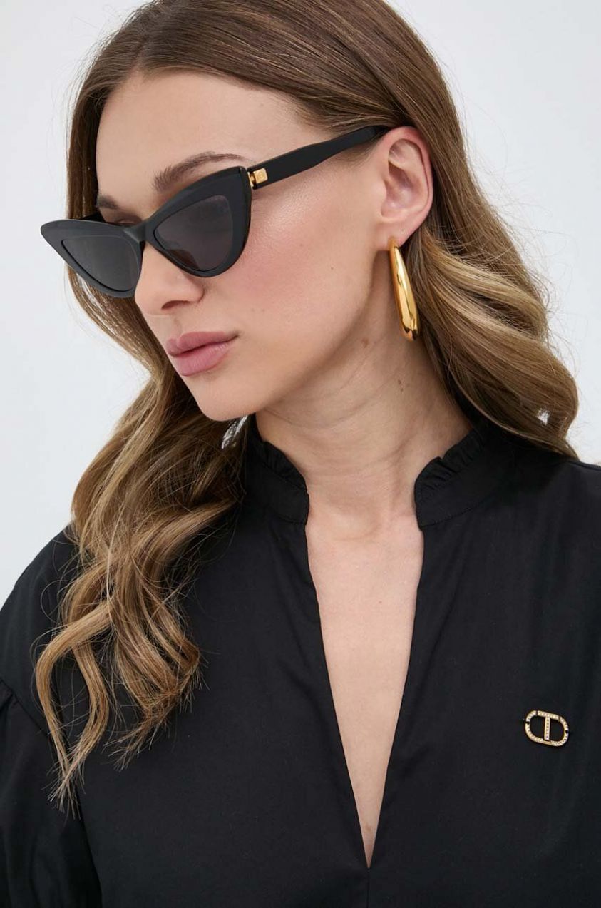 Slnečné okuliare Balmain JOLIE dámske, čierna farba, BPS.135A