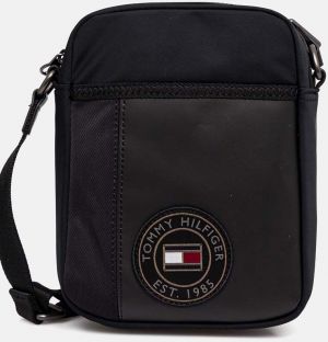 Malá taška Tommy Hilfiger čierna farba, AM0AM12691