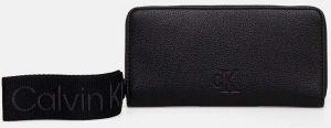 Peňaženka Calvin Klein Jeans dámska, čierna farba, K60K612749
