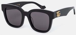 Slnečné okuliare Gucci dámske, čierna farba, GG0998S