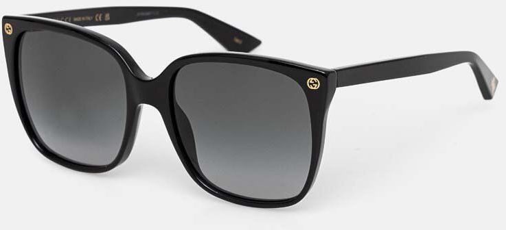 Slnečné okuliare Gucci dámske, čierna farba, GG0022S
