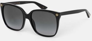 Slnečné okuliare Gucci dámske, čierna farba, GG0022S