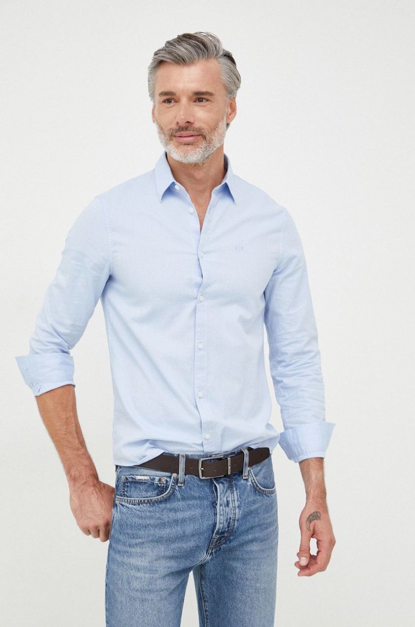 Bavlnená košeľa Armani Exchange