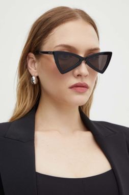 Slnečné okuliare Saint Laurent dámske, čierna farba, SL 207 JERRY