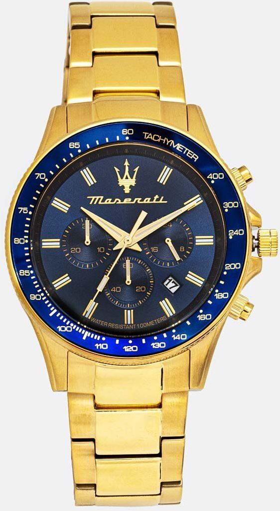 Hodinky Maserati pánske, zlatá farba, R8873640008