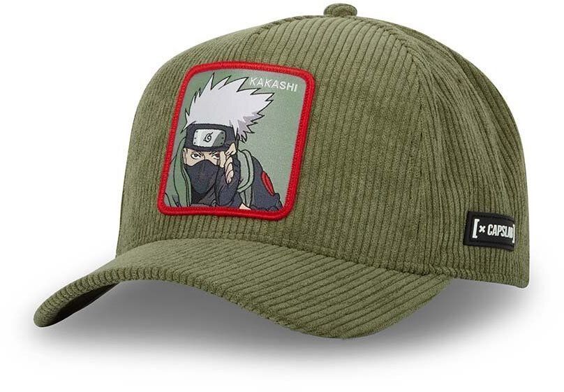 Bavlnená šiltovka Capslab x Naruto šedá farba, s nášivkou, CL/NS3/1/PCT/COR