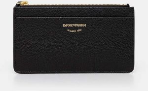 Peňaženka Emporio Armani dámska, čierna farba, EW000547 AF11953