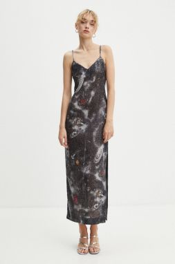 Šaty Moschino Jeans maxi, rovný strih, A0448 8738