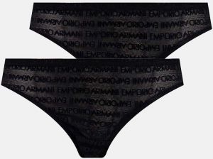 Nohavičky Emporio Armani Underwear čierna farba, 163334 3F204