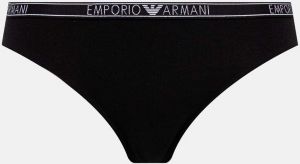 Brazílske nohavičky Emporio Armani Underwear čierna farba, 164752 4F223