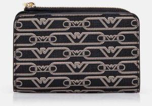 Peňaženka Emporio Armani dámska, čierna farba, EW000369 AF11951