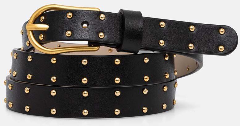 Kožený opasok Gianni Chiarini dámsky, čierna farba, CN 3703 PRCKRIV NERO 6