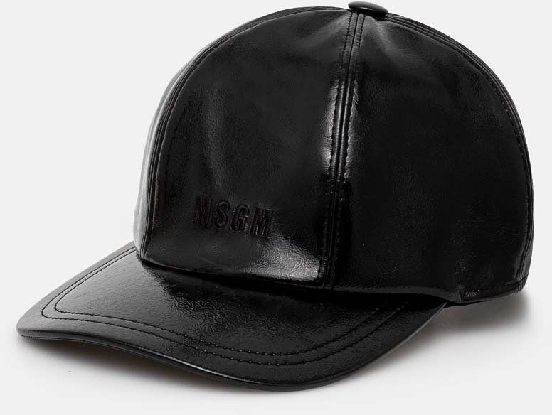 Šiltovka MSGM čierna farba, jednofarebná, 3742MDL03.247800