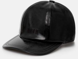 Šiltovka MSGM čierna farba, jednofarebná, 3742MDL03.247800
