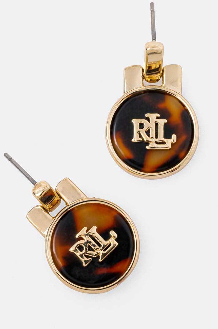 Náušnice Lauren Ralph Lauren PE LOGO TORT DROP 14G00783