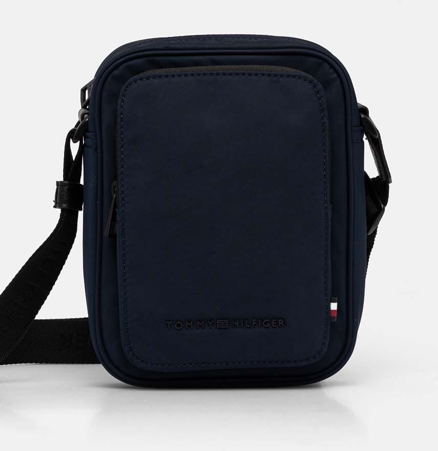 Malá taška Tommy Hilfiger tmavomodrá farba, AM0AM12688