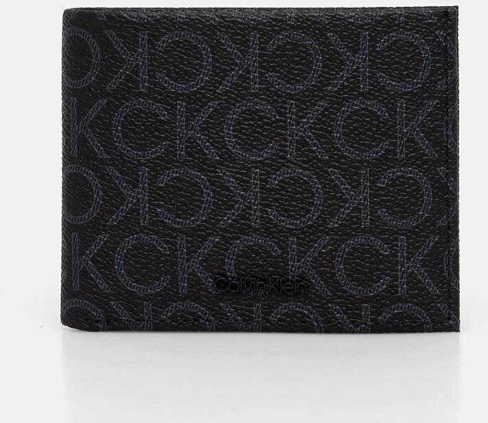 Peňaženka Calvin Klein pánska, čierna farba, K50K512297