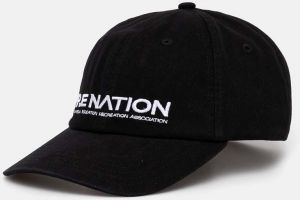 Bavlnená šiltovka P.E Nation Homage Cap čierna farba, s nášivkou, 243A417