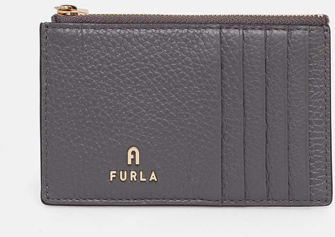 Kožená peňaženka Furla dámska, šedá farba, WP00310.HSF000.2269S