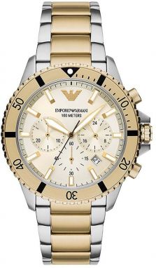 Hodinky Emporio Armani pánske, strieborná farba