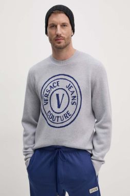 Vlnený sveter Versace Jeans Couture pánsky, 77GAFM02 CMH42