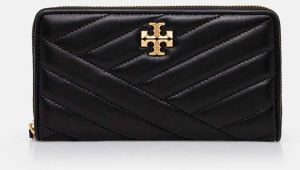 Peňaženka Tory Burch Kira Chevron dámska, čierna farba, 90348