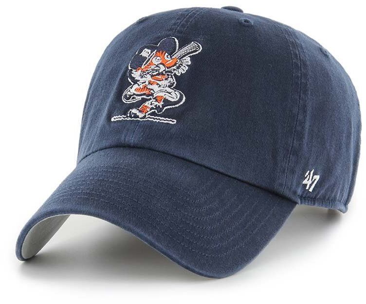 Bavlnená šiltovka 47 brand MLB Detroit Tigers tmavomodrá farba, s nášivkou, BCPTN-DBLUN09GWS-NY99