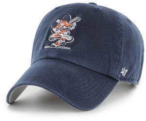 Bavlnená šiltovka 47 brand MLB Detroit Tigers tmavomodrá farba, s nášivkou, BCPTN-DBLUN09GWS-NY99