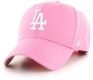 Šiltovka 47 brand Mlb Los Angeles Dodgers ružová farba, s nášivkou, B-RAC12CTP-RSA