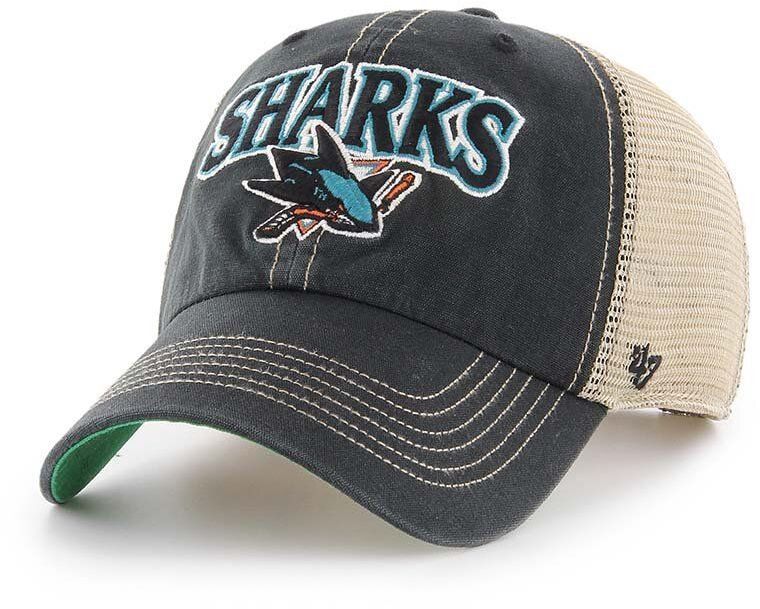 Šiltovka 47 brand NHL San Jose Sharks čierna farba, s nášivkou, H-TSCLA22LAP-VB