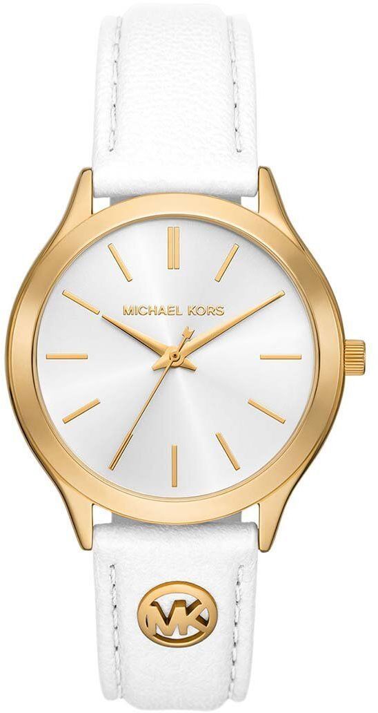 Hodinky Michael Kors dámske, biela farba