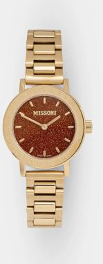 Hodinky Missoni dámske, zlatá farba, MWECA0423