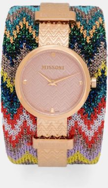 Hodinky Missoni dámske, ružová farba, MWY102222