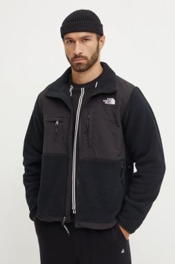 Bunda The North Face Retro Denali Jacket pánsky, čierna farba, jednofarebná, NF0A88XHJK31