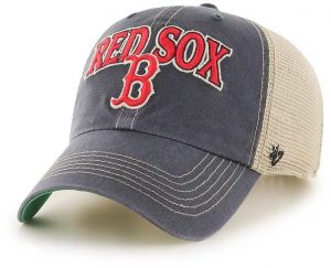 Šiltovka 47 brand MLB Boston Red Sox tmavomodrá farba, s nášivkou, B-TSCLA02LAP-VN