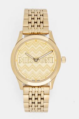 Hodinky Missoni dámske, zlatá farba, MWCCA0423